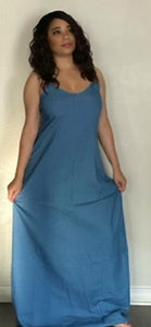 Blue Jean Maxi Dress