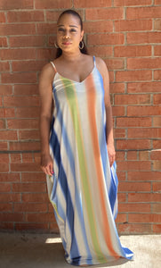 Stripe Maxi Dress