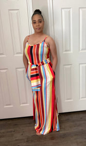 Stripe Maxi Dress